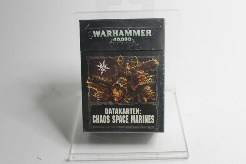 Laden Sie das Bild in Galerie -Viewer, Chaos Space Marines - Datakarten 8te Edition - deutsch
