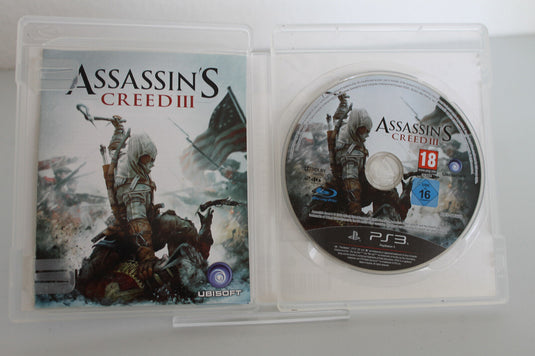 Assassin's Creed III PS3 (Sony Playstation 3) - Top Zustand - mit Handbuch