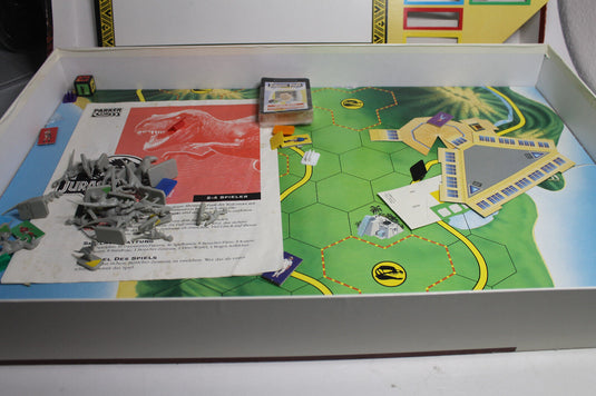 Jurassic Park 1992 Parker alles komplett Vintage Brettspiel Vintage