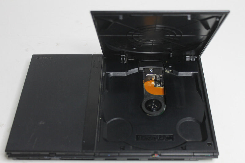 Laden Sie das Bild in Galerie -Viewer, Sony PlayStation 2 Slimline Spielekonsole transparent Controller
