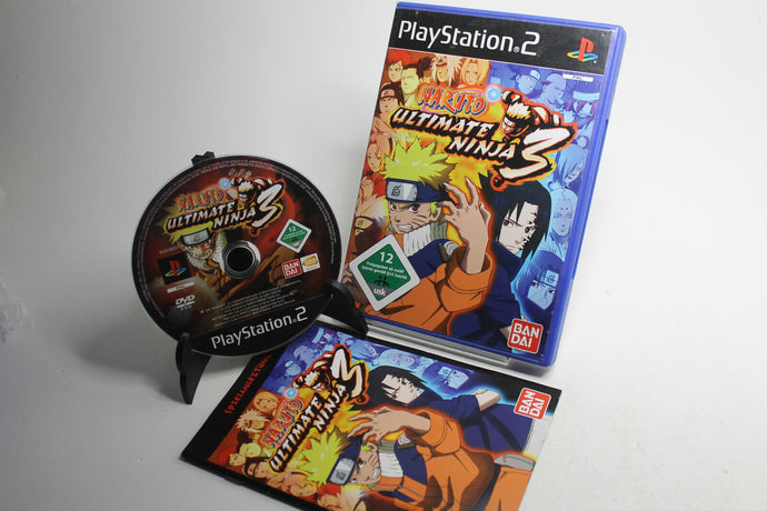 Naruto: Ultimate Ninja 3 (Sony PlayStation 2, 2008)