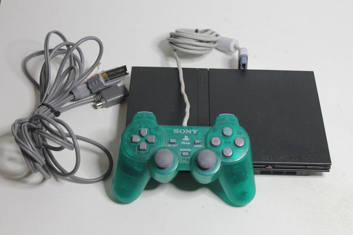 Sony PlayStation 2 Slimline Spielekonsole transparent Controller