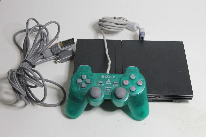 Laden Sie das Bild in Galerie -Viewer, Sony PlayStation 2 Slimline Spielekonsole transparent Controller
