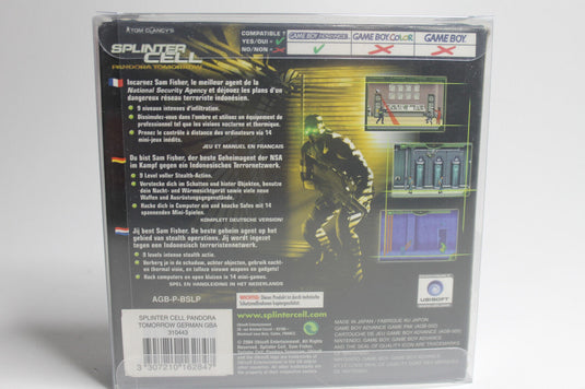 Tom Clancy's Splinter Cell: Pandora Tomorrow (Nintendo Game Boy Advance, 2006)