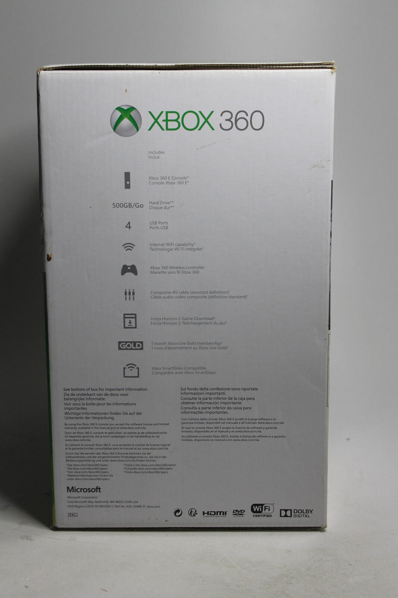 Laden Sie das Bild in Galerie -Viewer, Microsoft Xbox 360 E 500GB Schwarz Spielekonsole OVP Top Zustand
