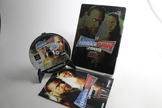 Wwe Smackdown Vs. Raw 2009-Steelbook (Sony PlayStation 2, 2008)