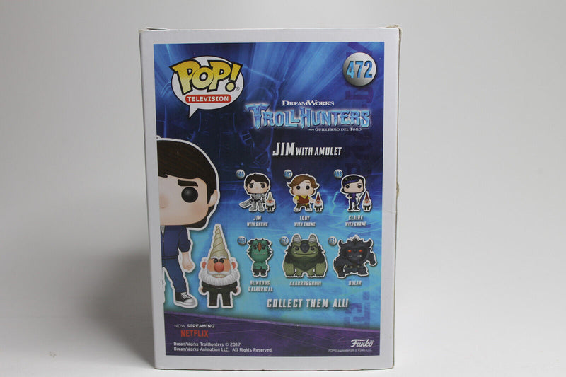Laden Sie das Bild in Galerie -Viewer, Funko Pop! 472 Television DreamWorks Troll Hunters Jim with Amulet Vinyl Figur
