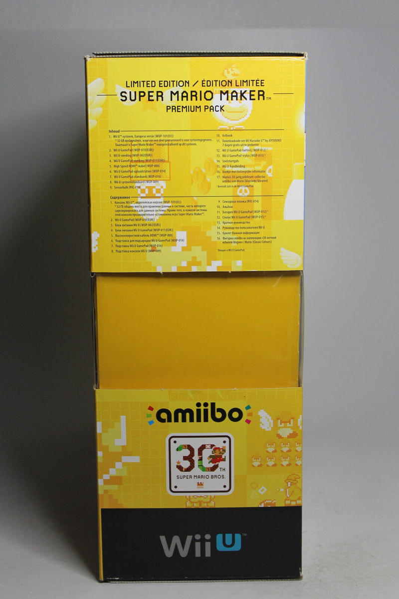Laden Sie das Bild in Galerie -Viewer, Nintendo Wii U Super Mario Maker 32GB Spielekonsole - Schwarz TOP OVP
