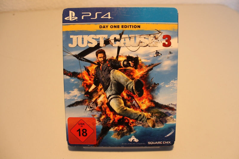 Laden Sie das Bild in Galerie -Viewer, Just Cause 3 Day One Edition Steelbook  - PS4 (Playstation4) - Top Zustand
