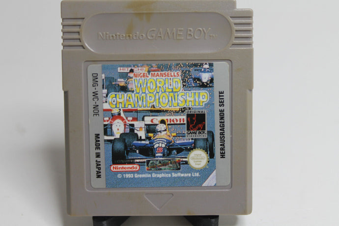 Nigel Mansells World Championship - Nintendo Gameboy Spiel Modul - guter Zustand