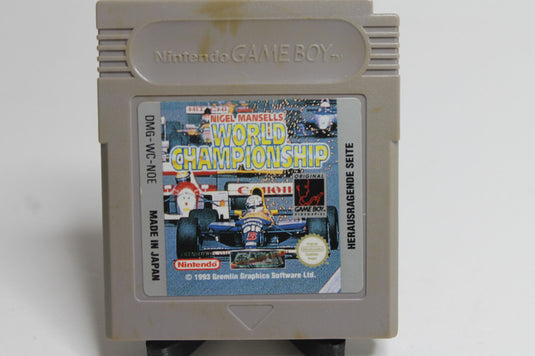 Nigel Mansells World Championship - Nintendo Gameboy Spiel Modul - guter Zustand
