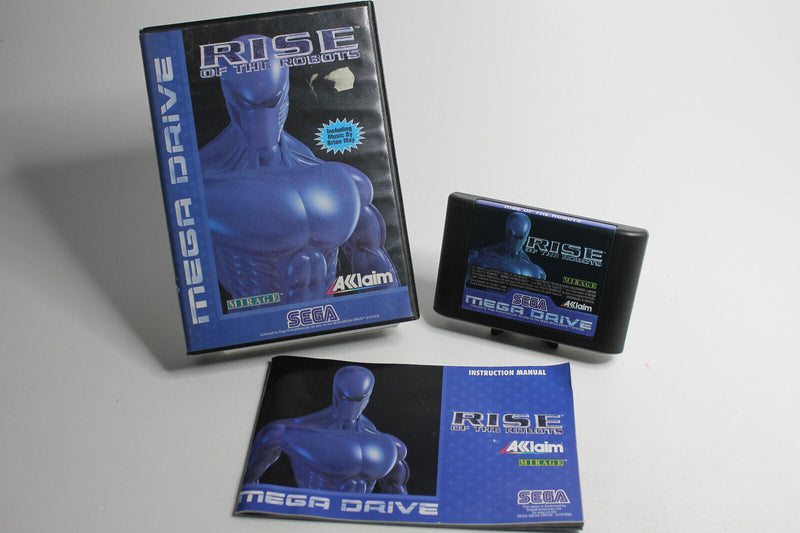Laden Sie das Bild in Galerie -Viewer, Rise Of The Robots Sega Mega Drive Spiel + OVP + Anleitung
