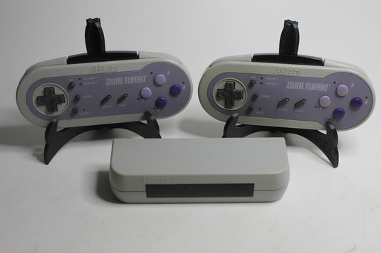 Nintendo/AKlaim-SNES DUAL TURBO SYSTEM-Deutsch/Rarität/ Sammler/