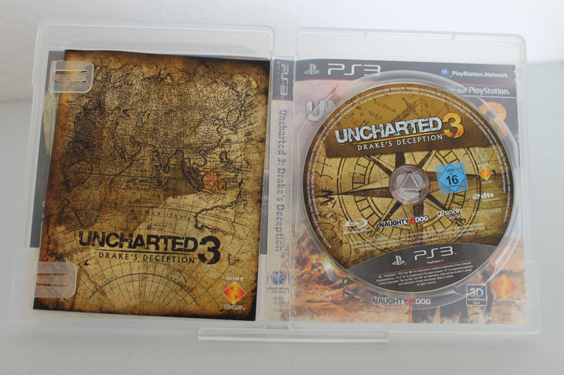 Laden Sie das Bild in Galerie -Viewer, Uncharted 3-Drake&#39;s Deception PS3 (Sony Playstation 3) - Top Zustand - OVP
