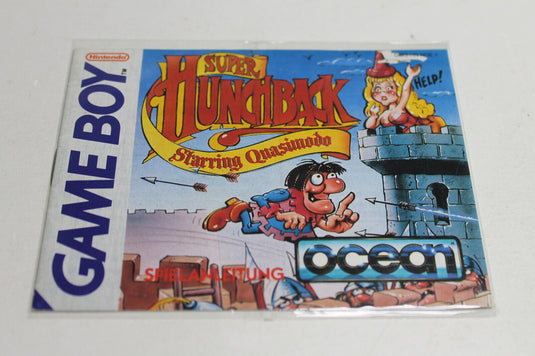 Super Hunchback Nintendo Gameboy Anleitung