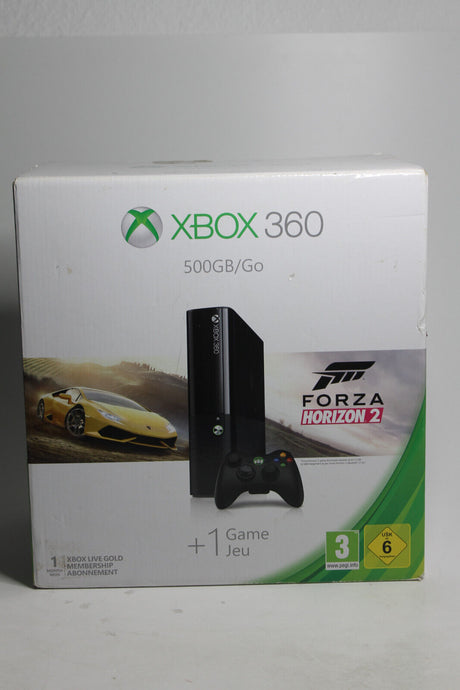 Microsoft Xbox 360 E 500GB Schwarz Spielekonsole OVP Top Zustand