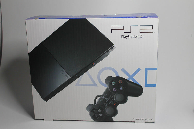 Laden Sie das Bild in Galerie -Viewer, Sony PlayStation 2 Slimline Spielekonsole - Kohleschwarz (9901921)...
