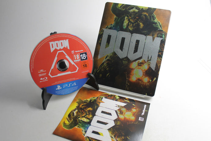 Doom-Collector's Edition (Sony PlayStation 4, 2016) Steelbook