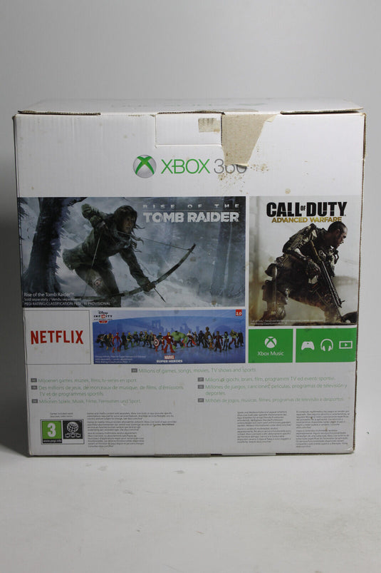 Microsoft Xbox 360 E 500GB Schwarz Spielekonsole OVP Top Zustand