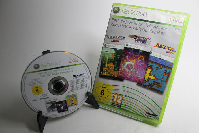 Xbox 360: Xbox Live Arcade Spielepaket, XBox 360 Spiel vollständig