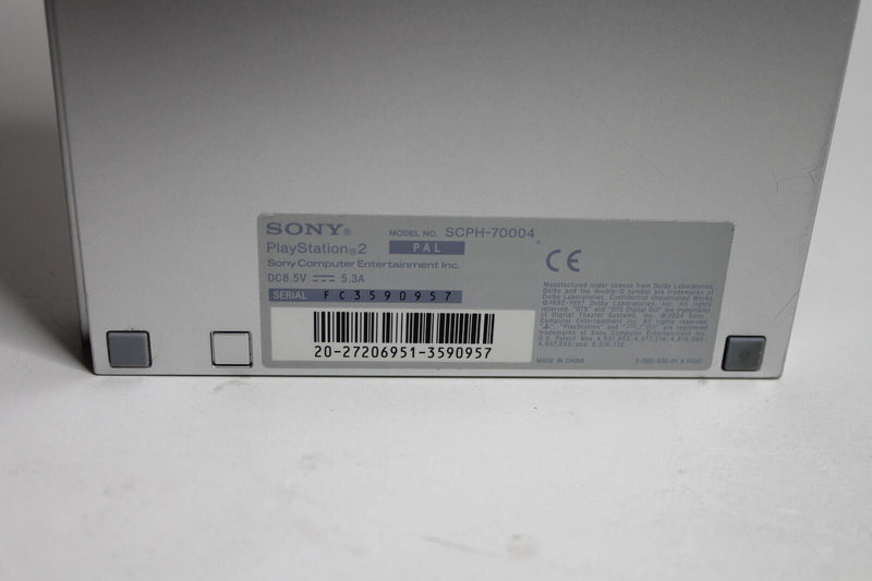 Laden Sie das Bild in Galerie -Viewer, Sony Playstation 2 Konsole Slim Set - Silber (SCPH-70001)
