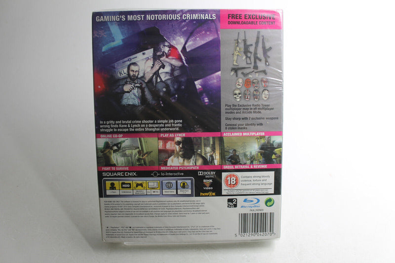 Laden Sie das Bild in Galerie -Viewer, Kane &amp; Lynch 2: Dog Days Limited Edition (Sony PlayStation 3, 2010) NEU
