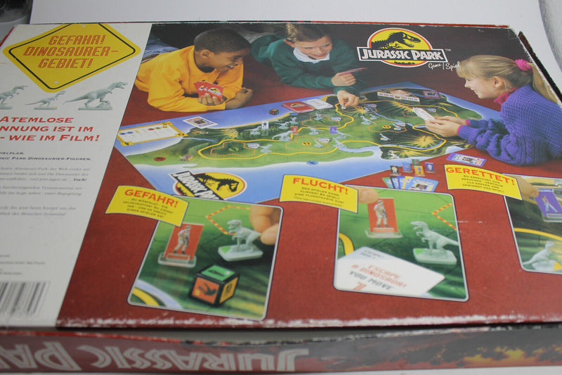 Laden Sie das Bild in Galerie -Viewer, Jurassic Park 1992 Parker alles komplett Vintage Brettspiel Vintage
