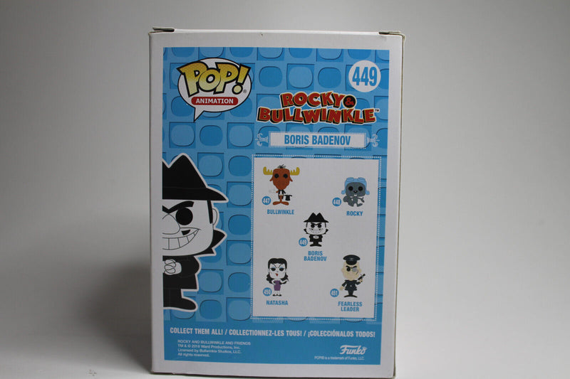 Laden Sie das Bild in Galerie -Viewer, Funko Pop Figur - Boris Badenov - Rocky &amp; Bullwinkle  #449 Zustand: Neu in OVP
