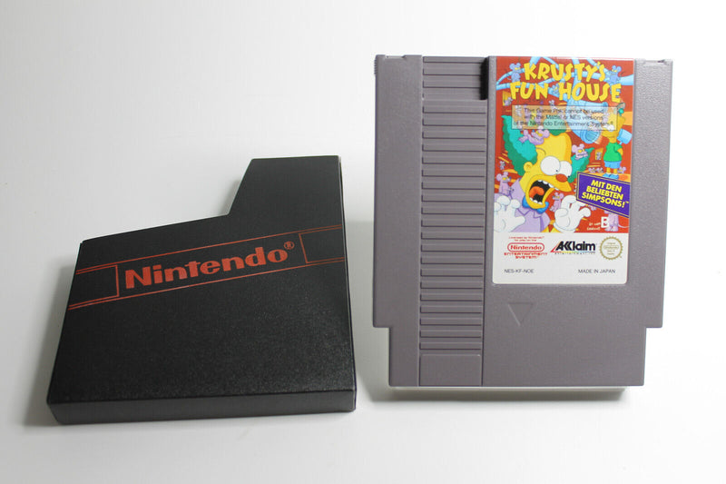 Laden Sie das Bild in Galerie -Viewer, NINTENDO NES SPIEL - KRUSTY´S FUN HOUSE - NUR MODUL -
