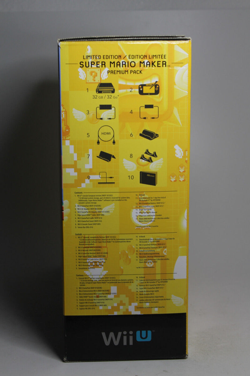 Laden Sie das Bild in Galerie -Viewer, Nintendo Wii U Super Mario Maker 32GB Spielekonsole - Schwarz TOP OVP
