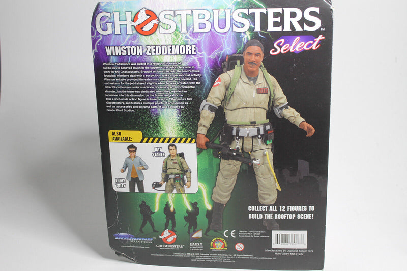 Laden Sie das Bild in Galerie -Viewer, Select Ghostbusters Deluxe Action Figur,Winston Zeddemore with Accessoires, Neu
