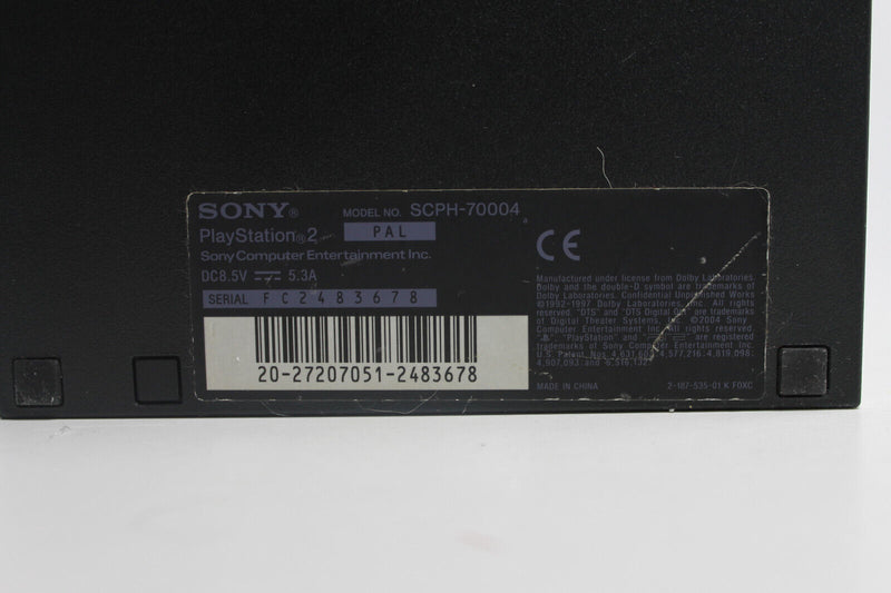 Laden Sie das Bild in Galerie -Viewer, Sony Playstation 2 Konsole Slim Set - Schwarz (SCPH-70001)
