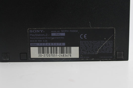 Sony Playstation 2 Konsole Slim Set - Schwarz (SCPH-70001)