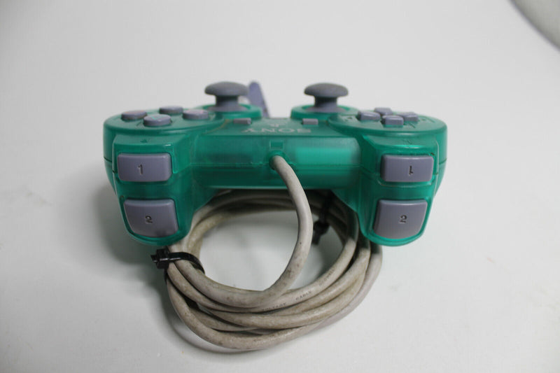 Laden Sie das Bild in Galerie -Viewer, Original Sony PlayStation 2 Controller / Blau-Transparent / ANALOG / PS2 / TOP
