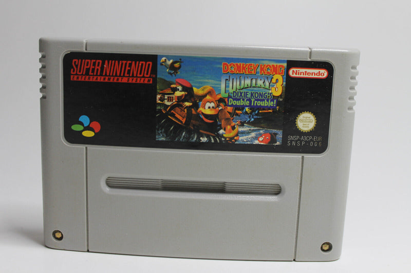 Laden Sie das Bild in Galerie -Viewer, Donkey Kong Country 3: Dixie Kong&#39;s Double Trouble - Super Nintendo SNES - Modul
