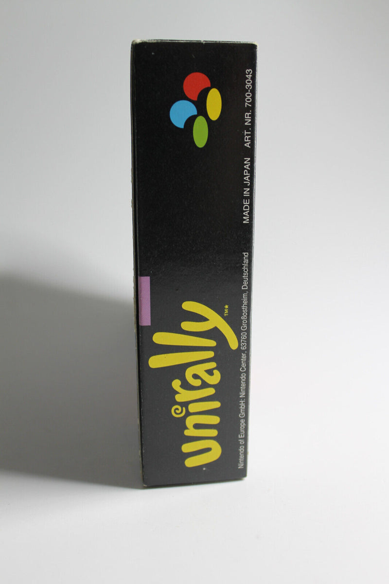 Laden Sie das Bild in Galerie -Viewer, SNES Super Nintendo Unirally mit  OVP und Anleitung NOE Acryl Case - TOP Zustand
