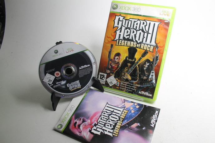 Microsoft Xbox 360 Guitar Hero 3 Legends of Rock in OVP