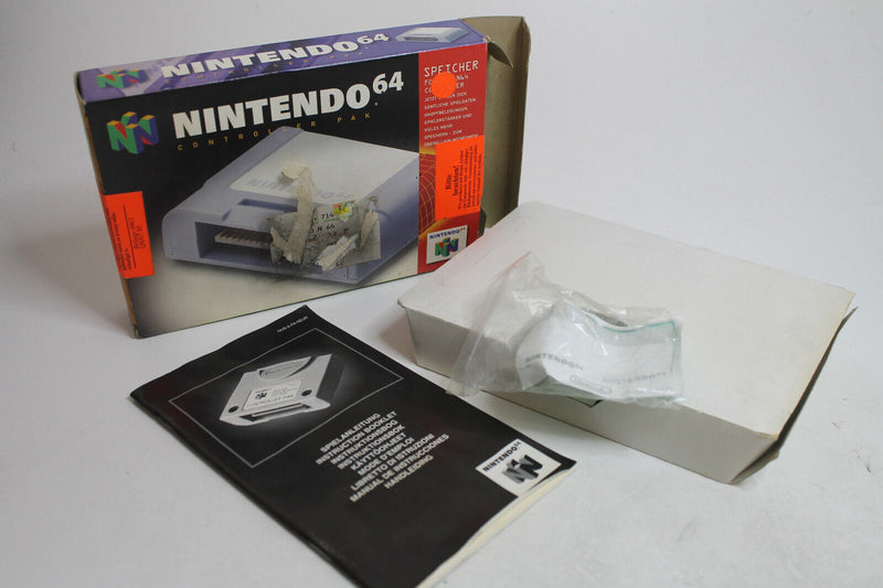 Laden Sie das Bild in Galerie -Viewer, Original N64 Nintendo 64 Controller Pak nur OVP
