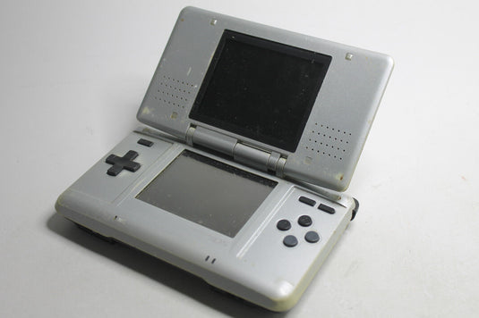 Nintendo DS Platinum Silber Handheld-Spielkonsole defekt