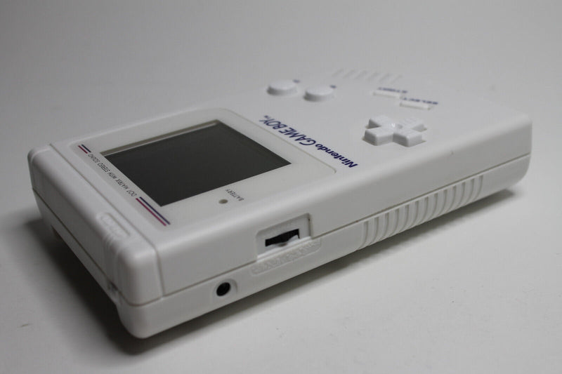 Laden Sie das Bild in Galerie -Viewer, Nintendo Gameboy Classic weiß Handheld mit IPS V5 LCD-Display Mod - TOP Zustand
