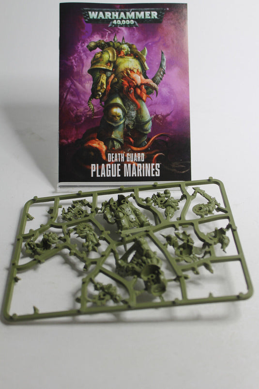 Warhammer 40k Death Guard Plague Marine Champion 95 % vollständig