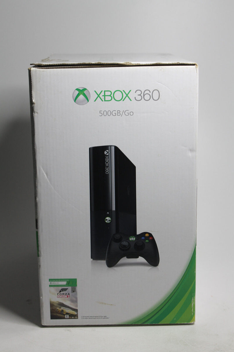 Laden Sie das Bild in Galerie -Viewer, Microsoft Xbox 360 E 500GB Schwarz Spielekonsole OVP Top Zustand
