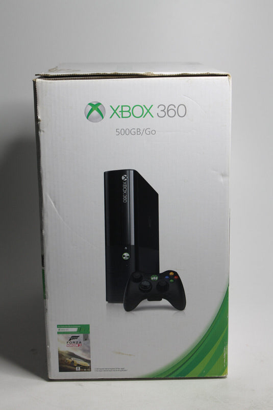 Microsoft Xbox 360 E 500GB Schwarz Spielekonsole OVP Top Zustand