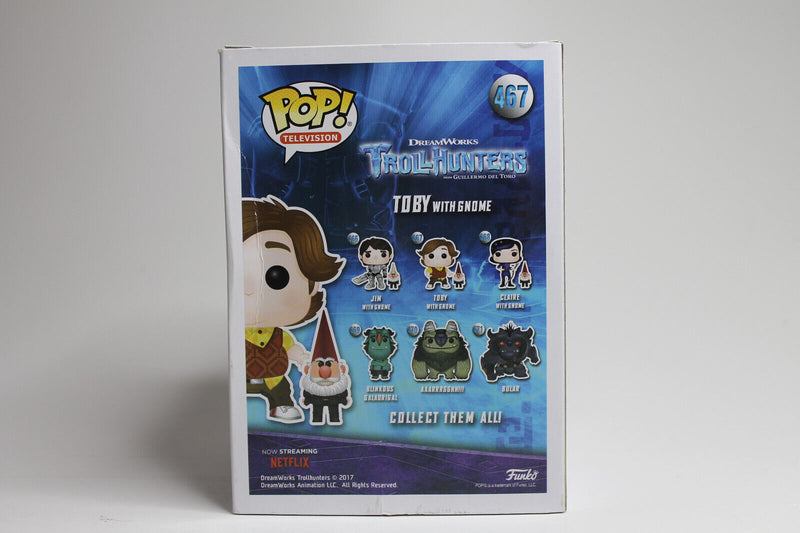 Laden Sie das Bild in Galerie -Viewer, Funko Pop! 467: Dreamworks Trollhunters - Toby with Gnome - NEU
