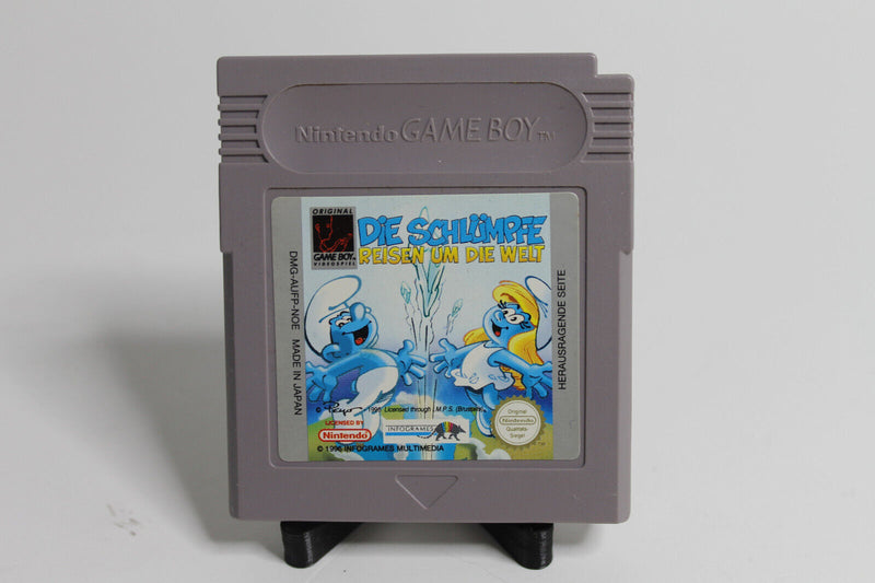 Laden Sie das Bild in Galerie -Viewer, Die Schlümpfe Reisen um die Welt Nintendo Gameboy Classic PAL Modul ⚡VERSAND⚡
