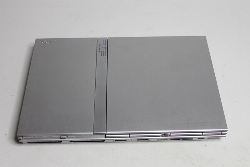 Laden Sie das Bild in Galerie -Viewer, Sony Playstation 2 Konsole Slim Set - Silber (SCPH-70001)
