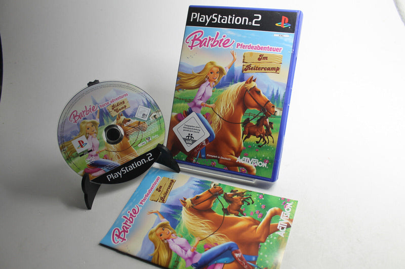 Laden Sie das Bild in Galerie -Viewer, Barbie Pferdeabenteuer: im Reitercamp (Sony PlayStation 2, 2008)
