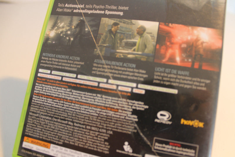 Laden Sie das Bild in Galerie -Viewer, Alan Wake XBOX 360 - Top - mit Handbuch

