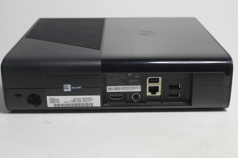 Laden Sie das Bild in Galerie -Viewer, Microsoft Xbox 360 E 500GB Schwarz Spielekonsole OVP Top Zustand
