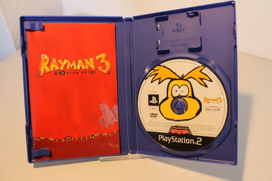 Rayman 3-Hoodlum- 3D Havoc PS2 (Sony Playstation 2) - Top Zustand - mit Handbuch